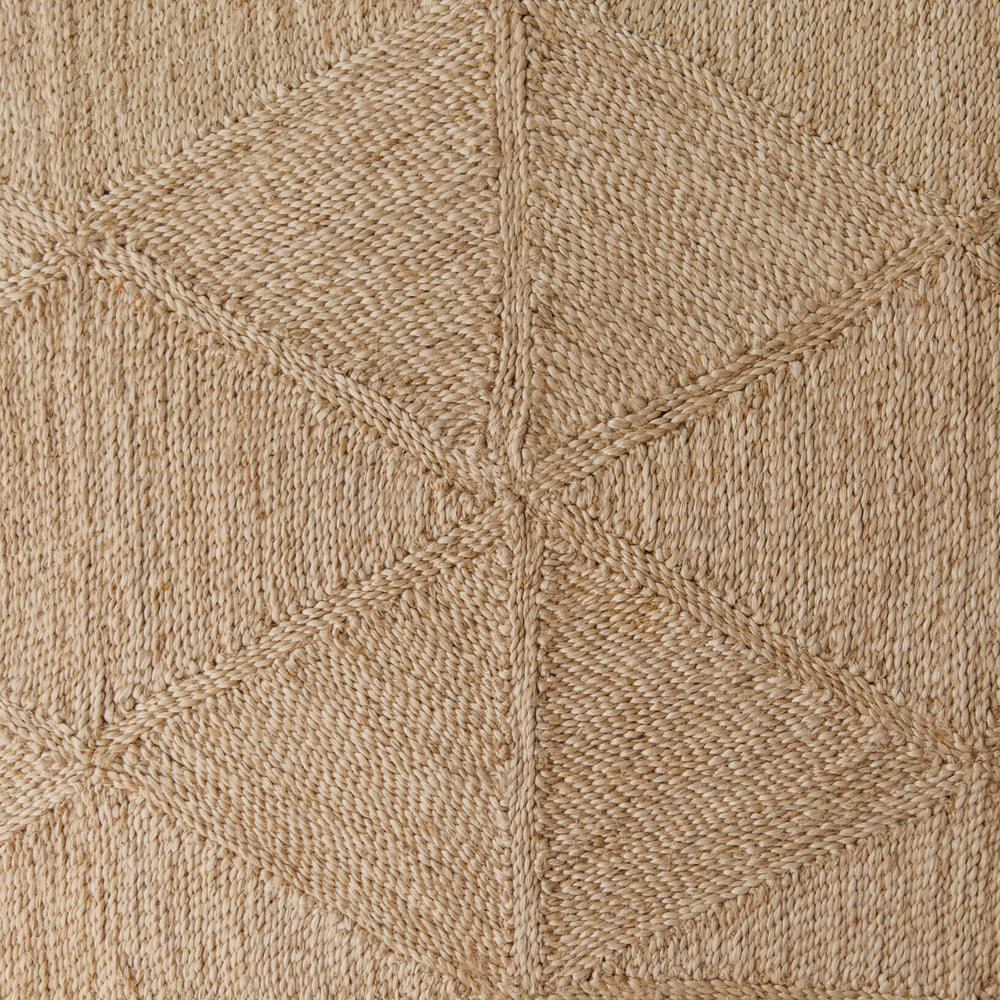 Our  jute runners are truly a work of love, and a work of art! Each of the squares in our rugs is handcrafted by our artisan partners in Bangladesh , then each piece is sewn  together in a gorgeous geometric pattern. These fair trade rugs are available in two other sizes, medium & large, ensuring the perfect fit for your space.