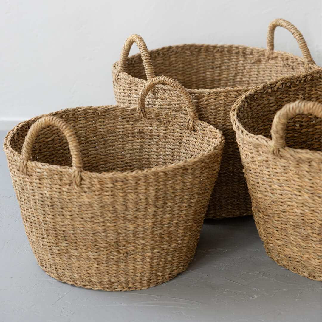 Harvest Round Base Laundry Basket New Arrivals