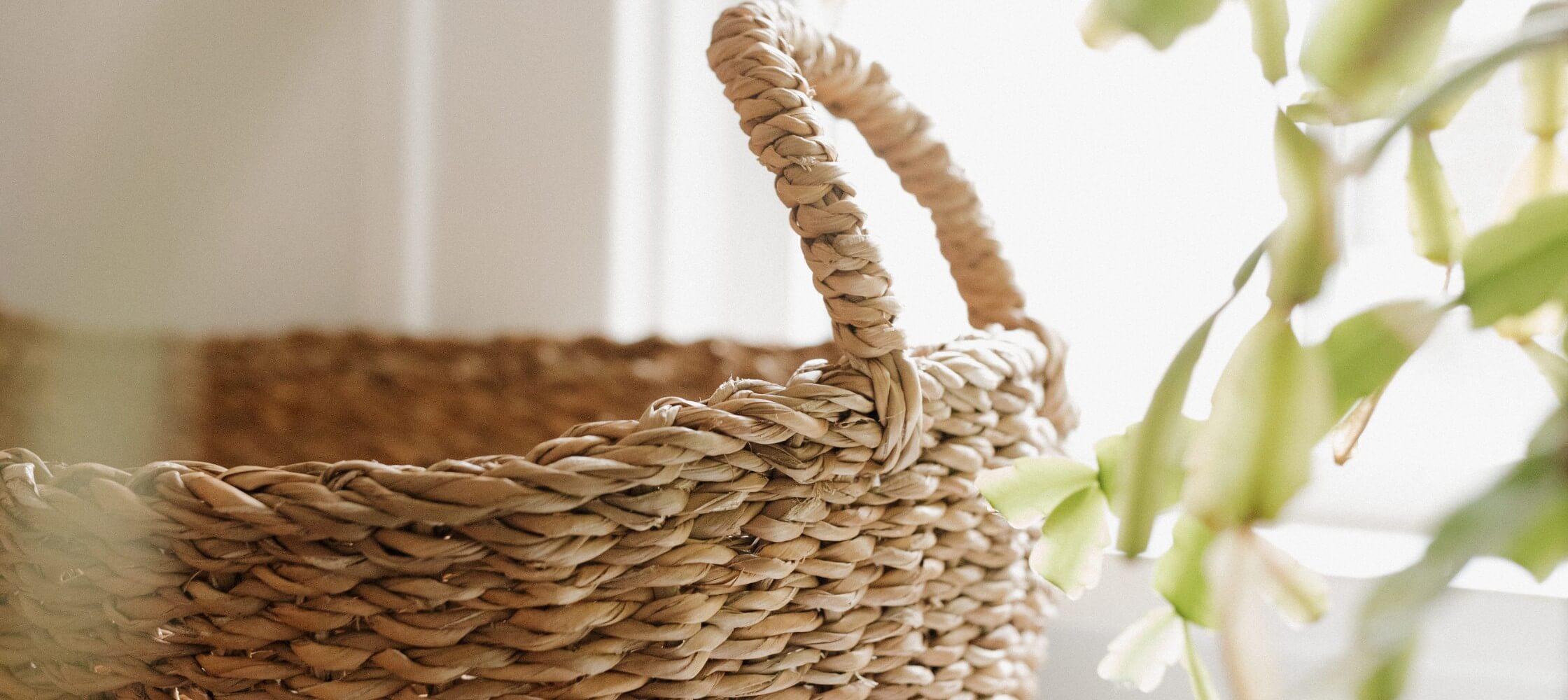 Jute Basket Close Up