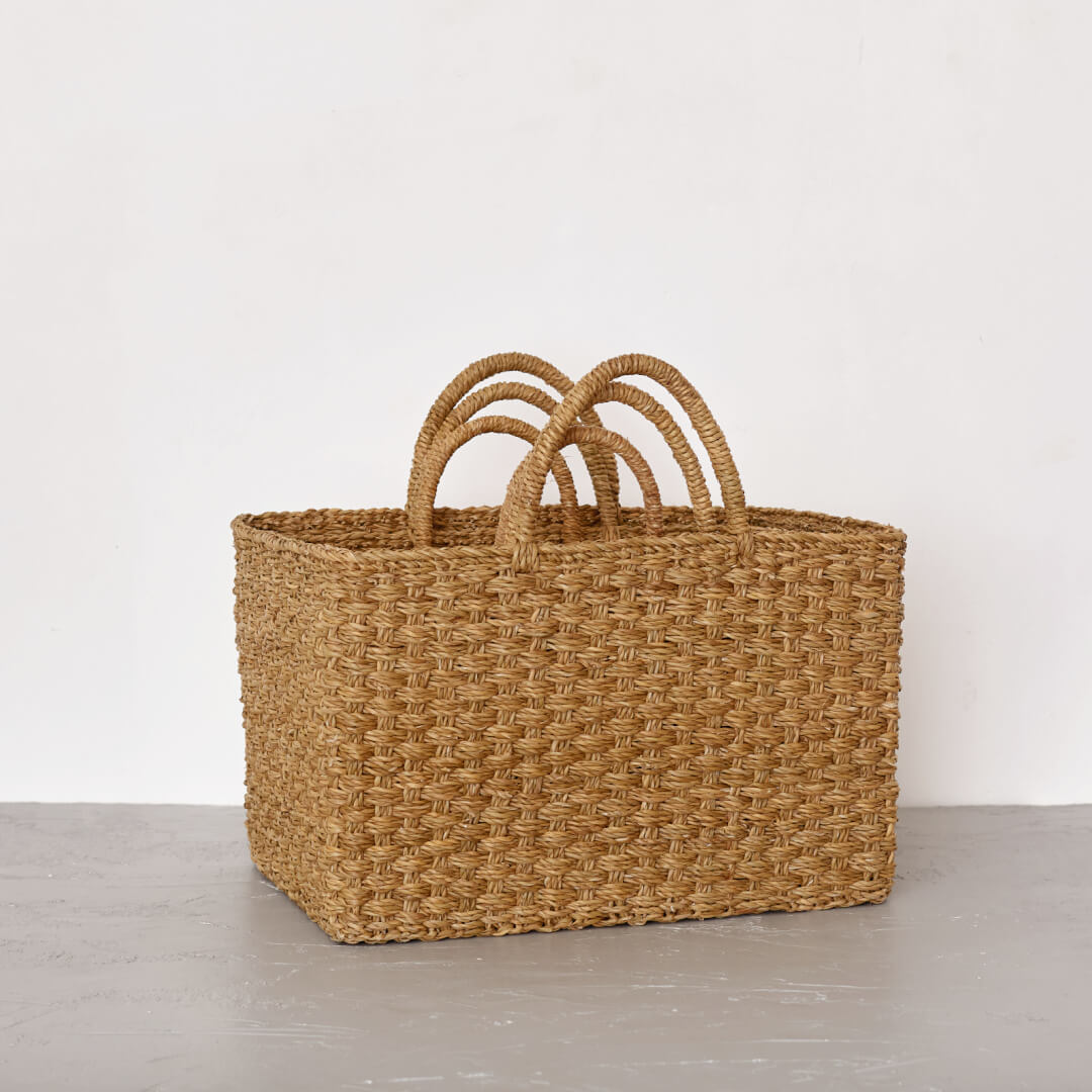 Harvest Rectangle Gathering Baskets Chatai Weave