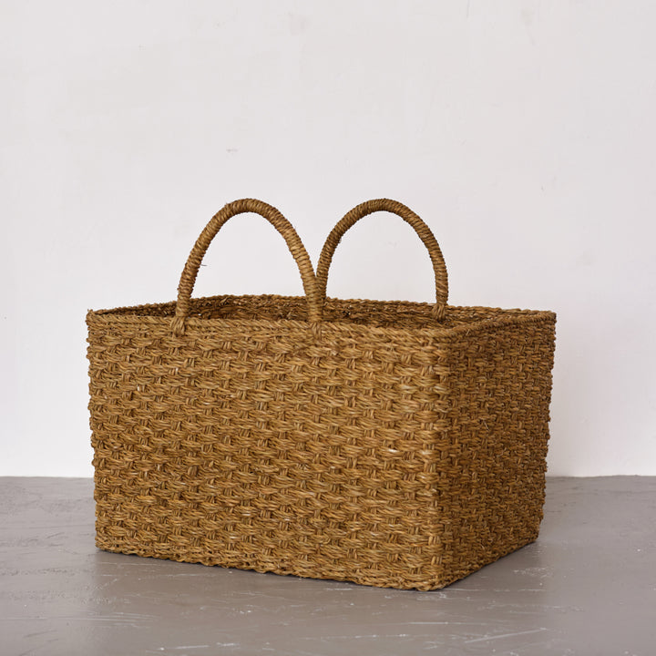 Harvest Rectangle Gathering Baskets Chatai Weave