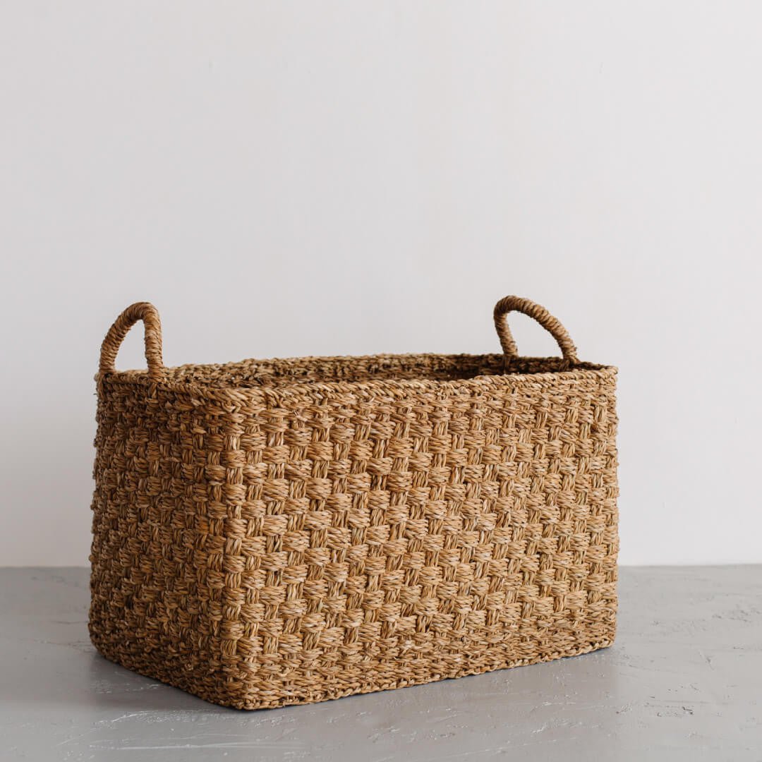 Harvest Chatai Weave Rectangle Basket New Arrivals