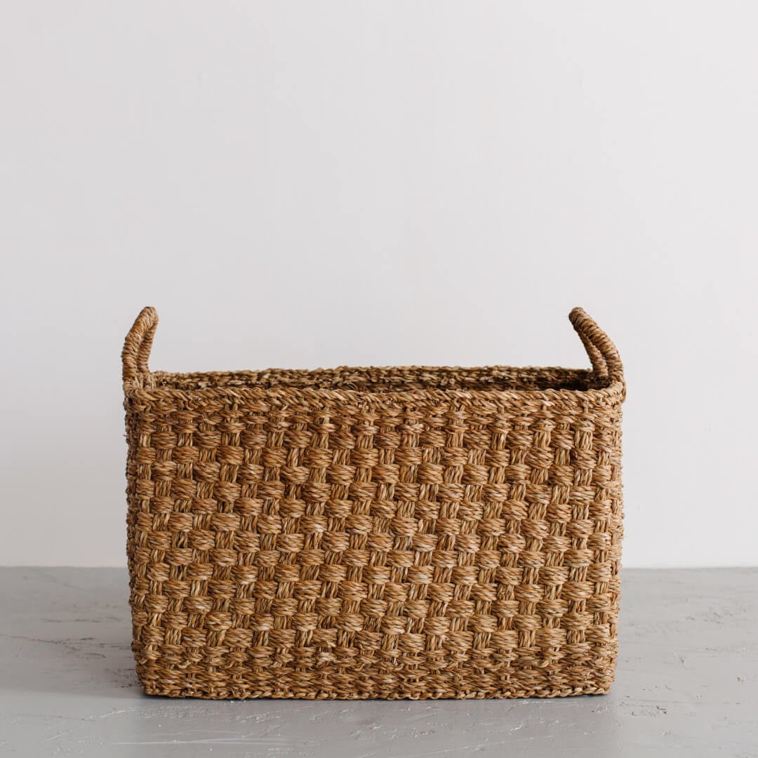 Harvest Chatai Weave Rectangle Basket New Arrivals