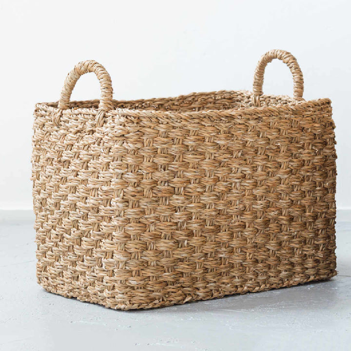 Harvest Chatai Weave Rectangle Basket New Arrivals