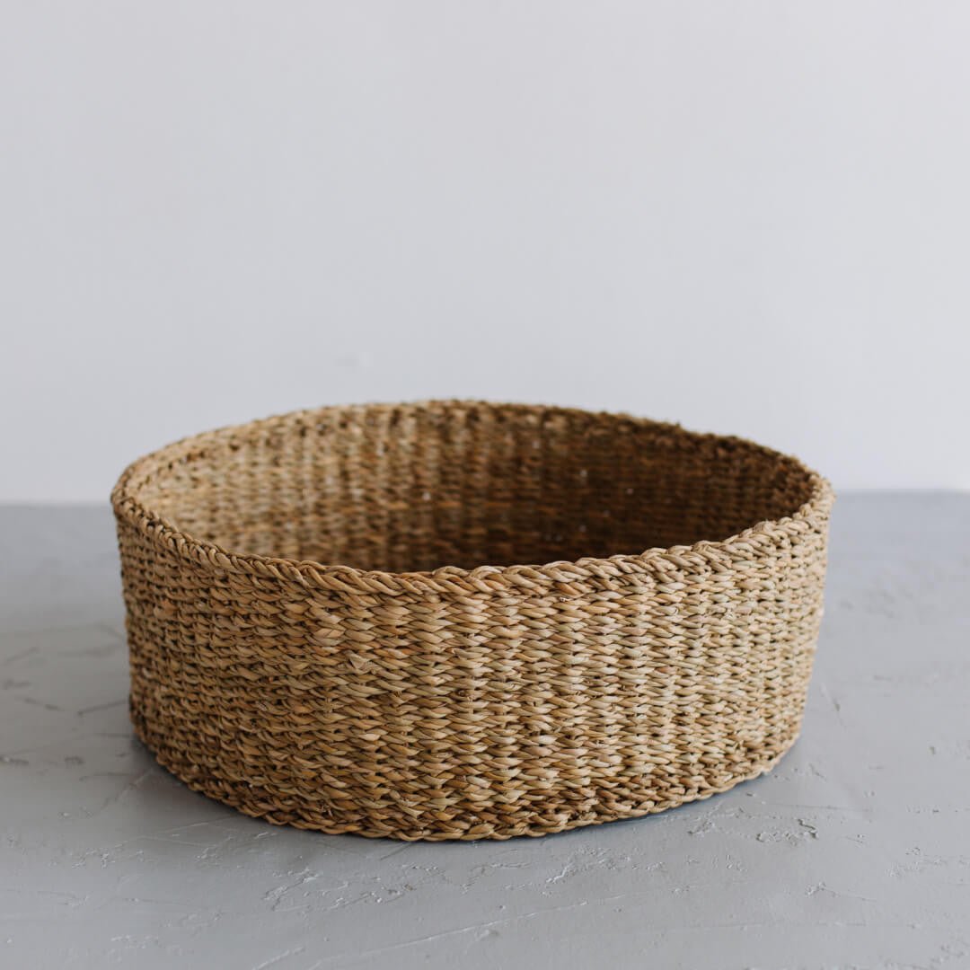 Harvest Jumbo Round Woven Bowl Baskets & Storage