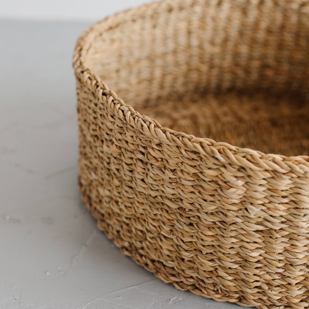 Harvest Jumbo Round Woven Bowl Baskets & Storage