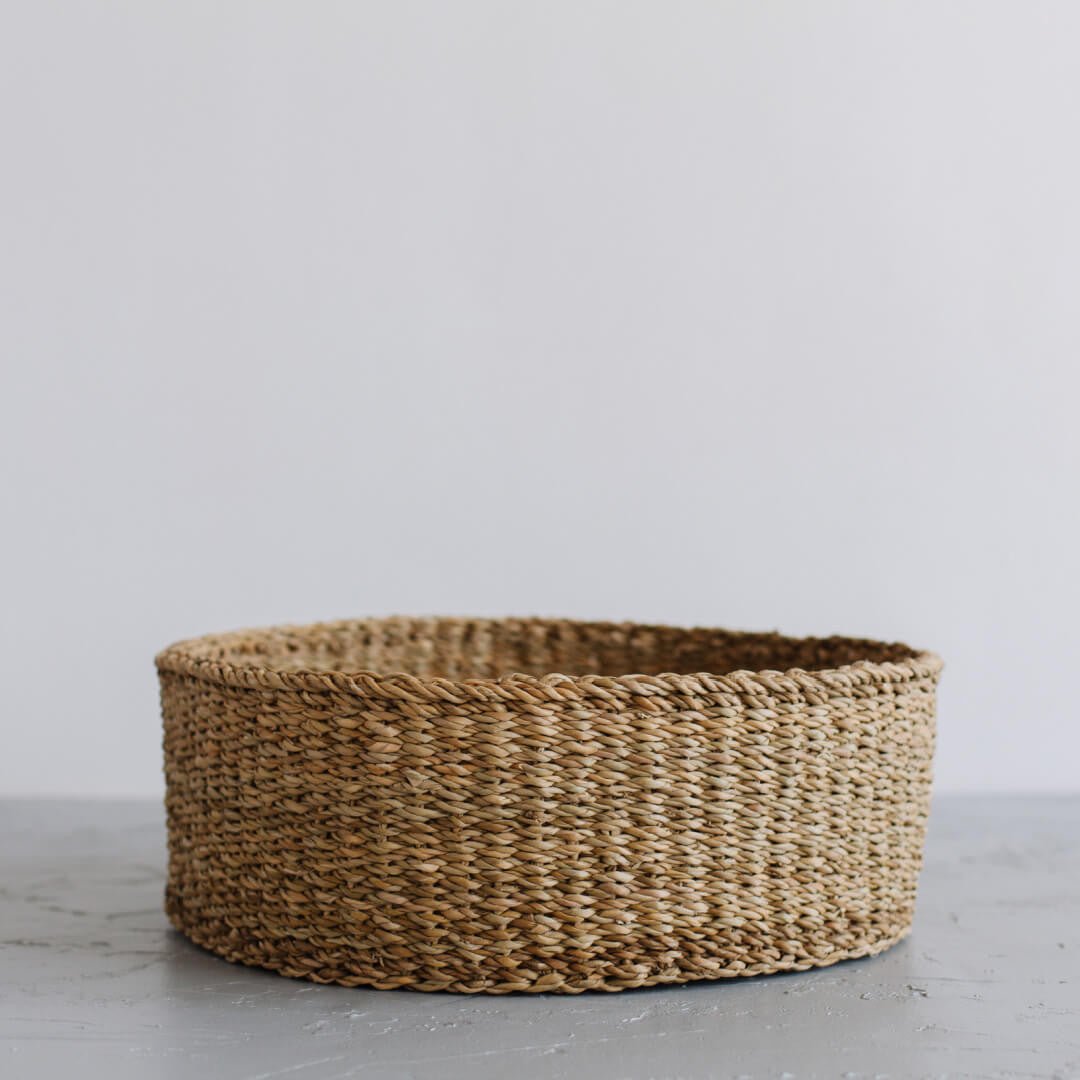 Harvest Jumbo Round Woven Bowl Baskets & Storage