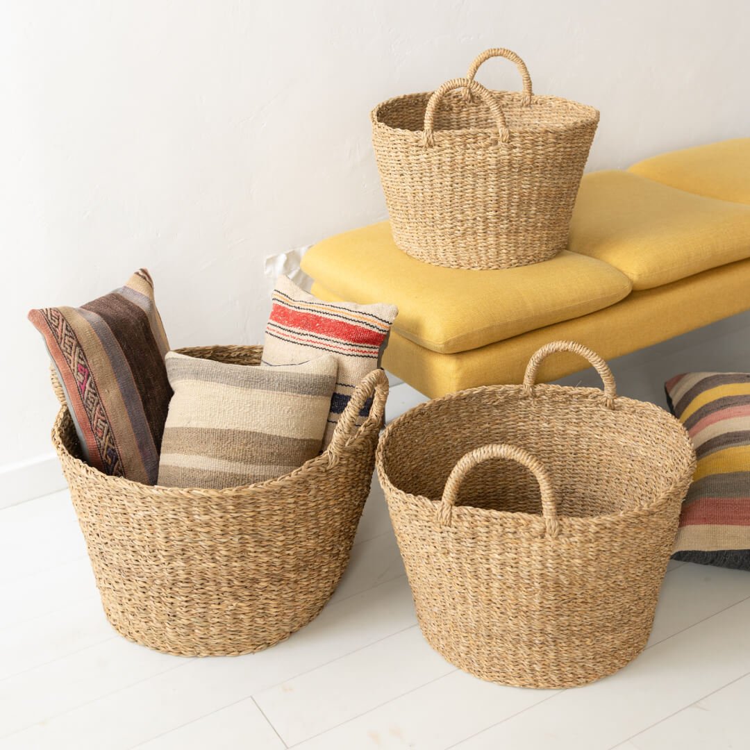 Harvest Round Base Laundry Basket New Arrivals