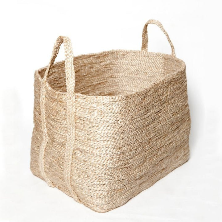 Large Jute Basket - Natural Baskets & Storage