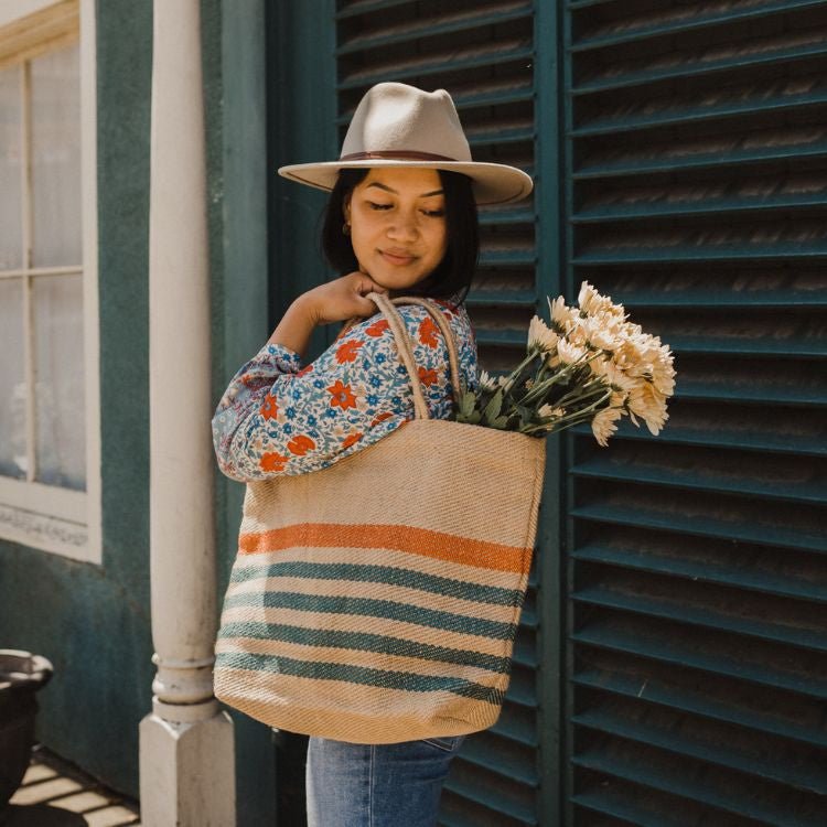 Marseille Market Jute Shopper Bags & Totes