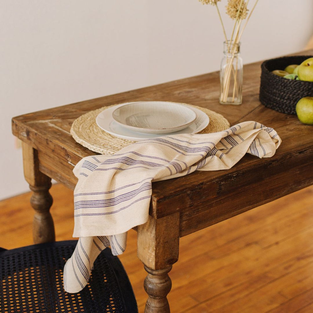 Natural Cotton Ticking Stripe Tea Towel New Arrivals