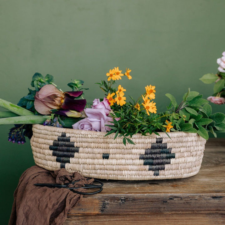 Palm Leaf Small Woven Oval Tray New Arrivals