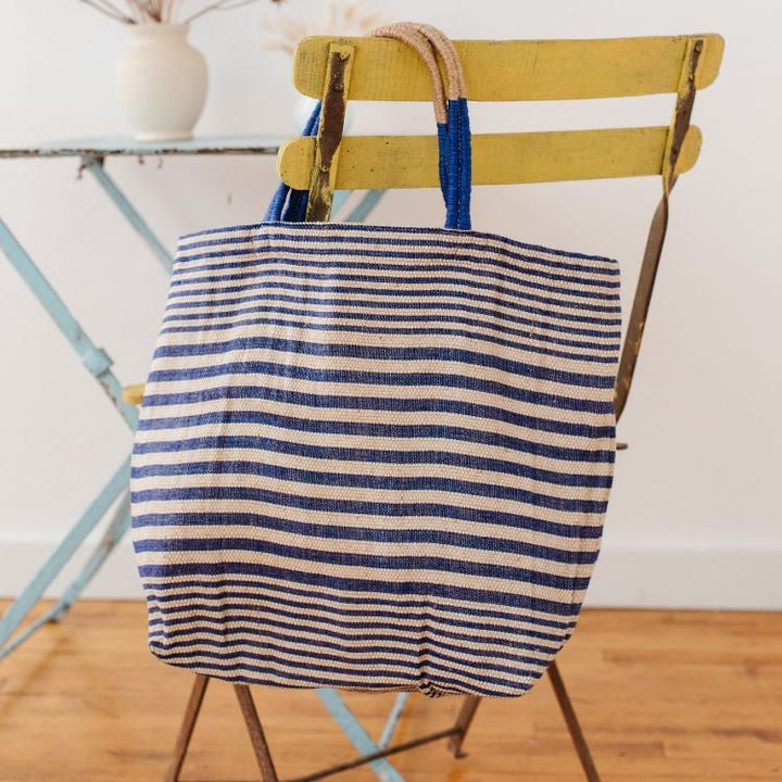 Paloma Striped Shoppers Bags & Totes