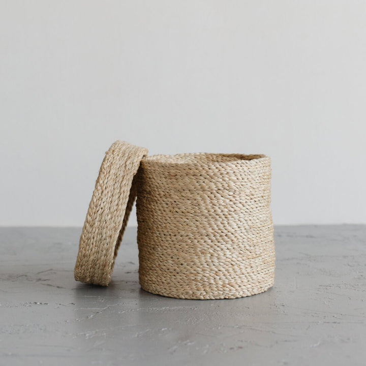 Round Jute Lidded Trio New Arrivals