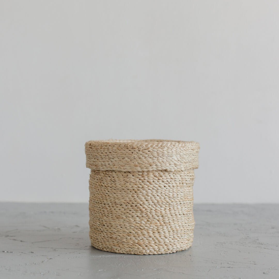 Round Jute Lidded Trio New Arrivals