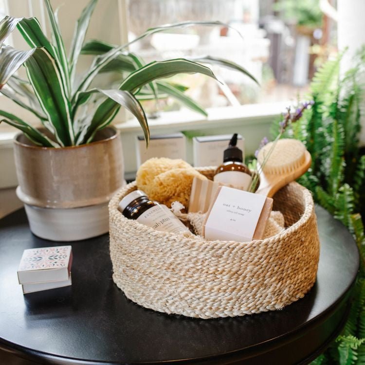 Round Low Jute Baskets Trio New Arrivals