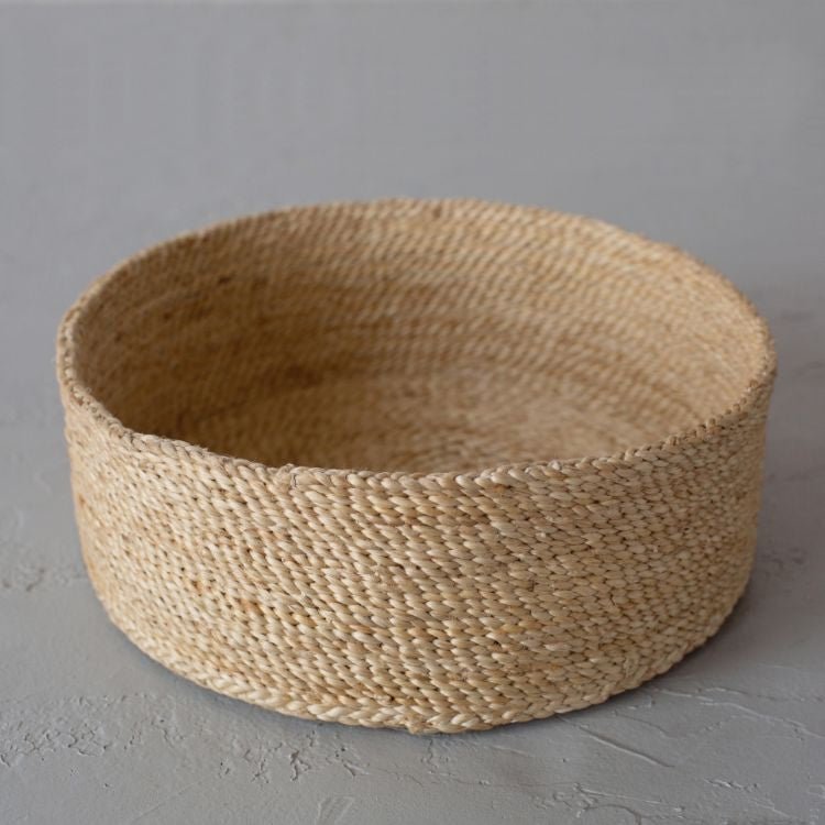 Round Low Jute Baskets Trio New Arrivals