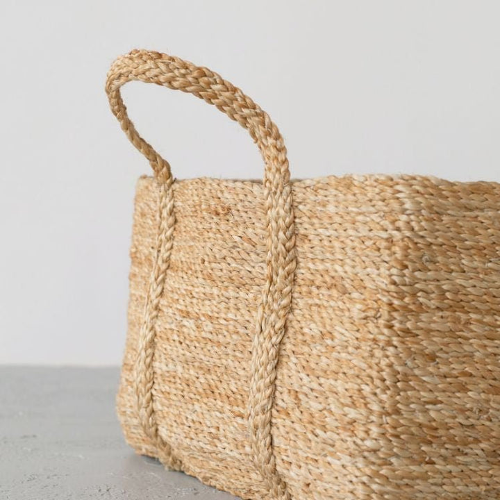 Square Jute Basket - Natural Baskets & Storage