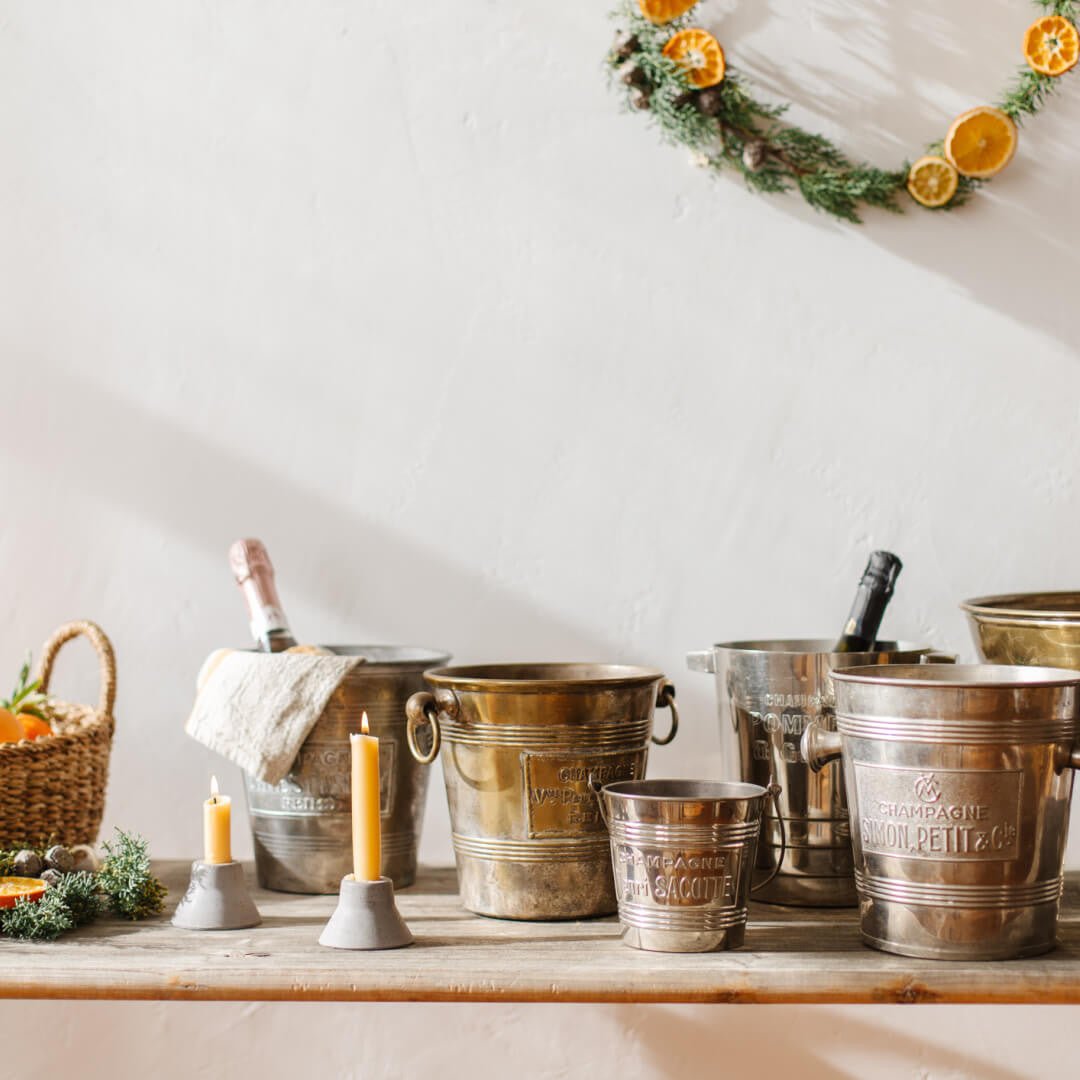 Vintage French Champagne Buckets Vintage