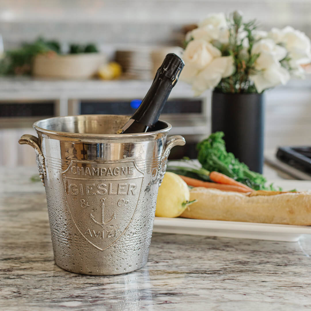Vintage French TAITTINGER CHAMPAGNE ICE BUCKET Wine Cooler Vintage French TAITTINGER CHAMPAGNE ICE BUCKET Wine Cooler